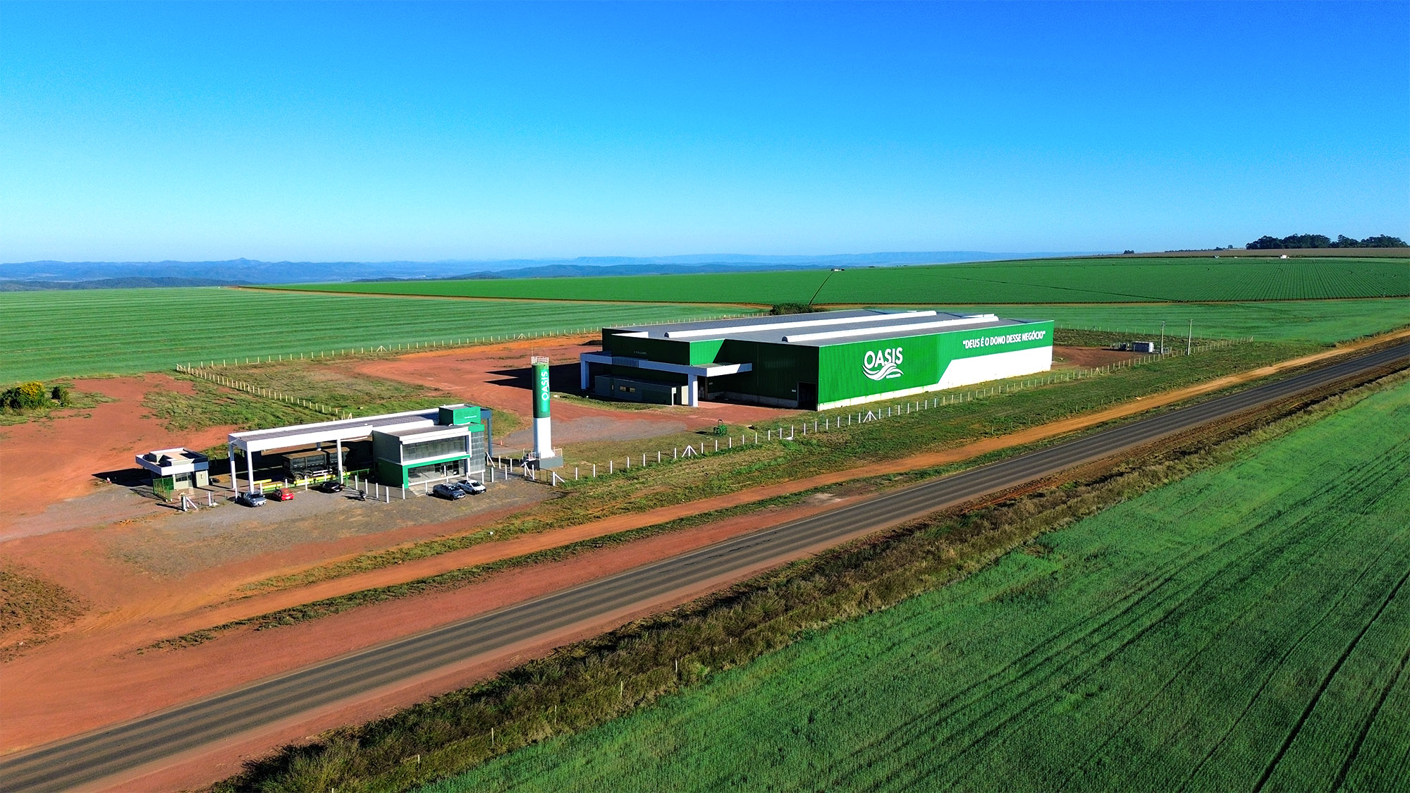 Equipe Oásis Fertilizantes em Planaltina, Goiás